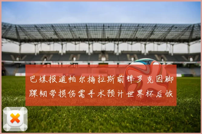 巴媒报道帕尔梅拉斯前锋罗克因脚踝韧带损伤需手术预计世界杯后恢复
